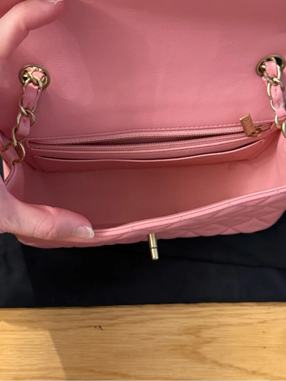 CHANEL gold hardware